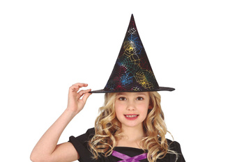 KAPELUSZ DZIECIĘCY CZAROWNICY PAJĘCZYNA