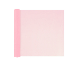 ORGANZA GŁADKA JASNORÓŻOWA 0,36 X 9 M