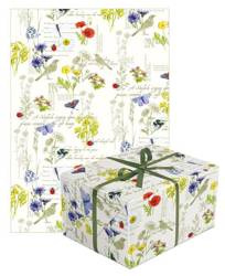 PAPIER PREZENTOWY KWIATY DECOUPAGE