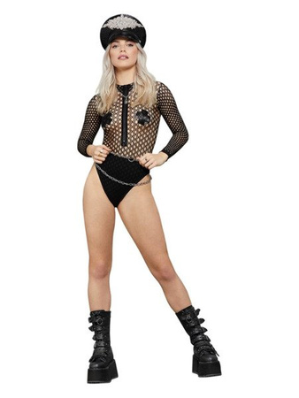 STRÓJ BODY SIATKA CZARNE