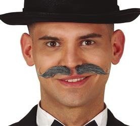 WĄSY BAWARSKIE SZARE