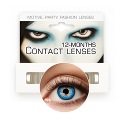 SOCZEWKI ROCZNE NATURALNE NIEBIESKIE A16