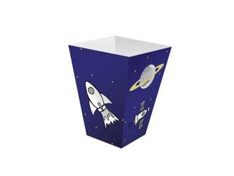 PUDEŁKA NA POPCORN KOSMOS 6 SZT