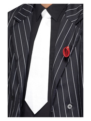 KRAWAT GANGSTERA BIAŁY