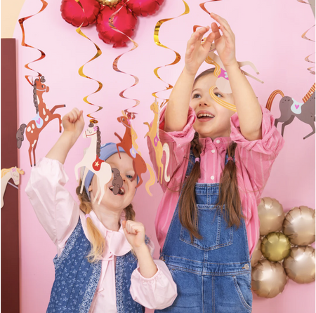 ŚWIDERKI URODZINOWE KONIKI 6 SZT