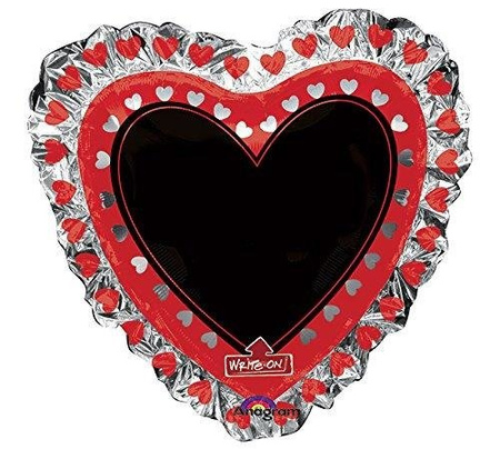 BALON FOLIOWY 71 x 71cm, SERCE SPERSONALIZOWANE