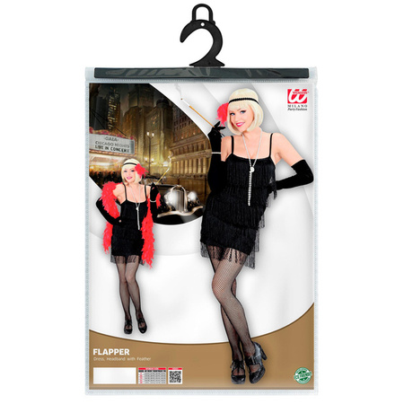 STRÓJ CHARLESTON CZARNY