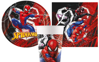 ZESTAW SPIDERMAN TALERZYKI+KUBECZKI+SERWETKI