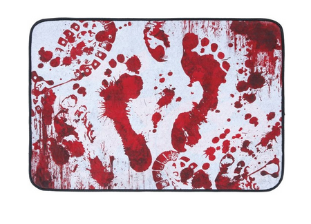 WYCIERACZKA POD DRZWI KRWAWE HALLOWEEN 60x40 CM
