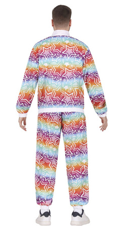 STRÓJ DRES TĘCZOWE GWIAZDKI