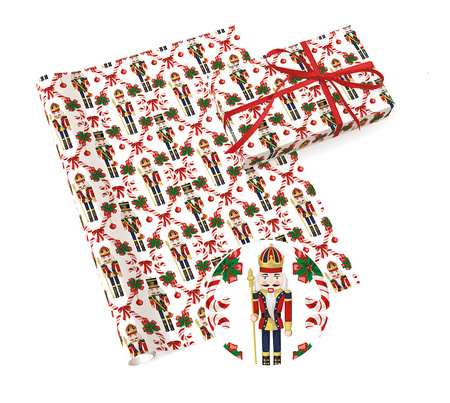 PAPIER PREZENTOWY DZIADEK DO ORZECHÓW 70 X 200 CM