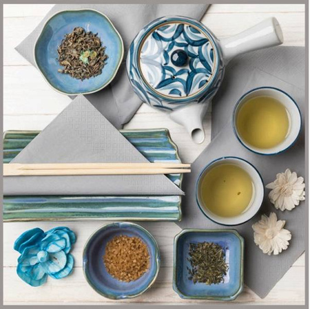 SERWETKI PAPIEROWE SZARE GRAY 33 X 33 CM