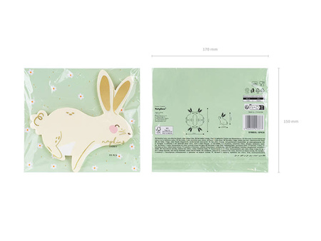 SERWETKI ZAJĄCZEK 20 SZT.