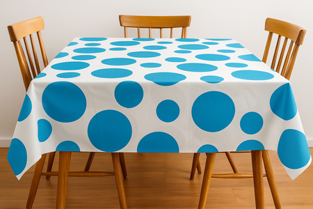 ORBUS FOLIOWY W KROPKI NIEBIESKIE 100 X 130 CM