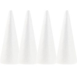 STOŻEK STYROPIANOWY 17 CM 4 SZT.