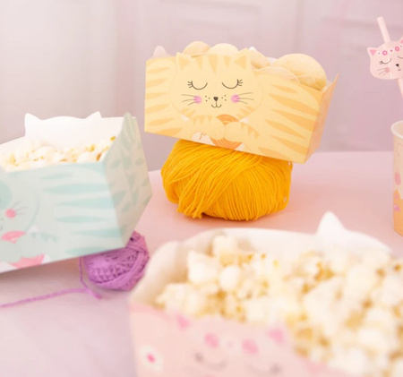 PUDEŁKA NA PRZEKĄSKI 3 SZT KOTKI 