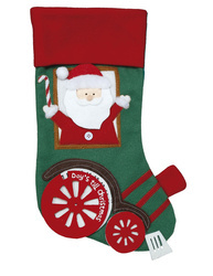 SKARPETA ŚWIĄTECZNA MIKOŁAJ W POCIĄGU