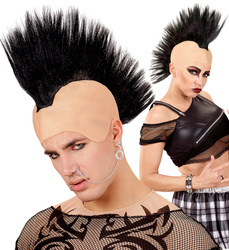 PERUKA IROKEZ Z LATEKSOWĄ SKÓRĄ