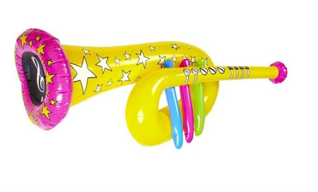 TRĄBKA DMUCHANA ŻÓŁTA