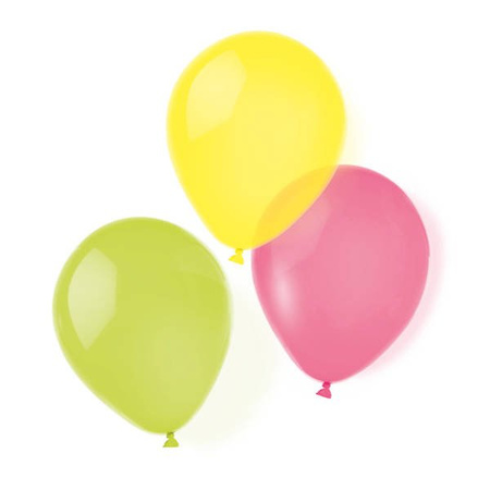 BALONY LATEKSOWE NEONOWE 8 SZT.