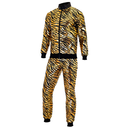 STRÓJ DRES ZŁOTY METALLIC W PASKI