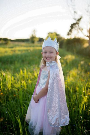 PELERYNA DWUSTRONNA SREBRNO-RÓŻOWA