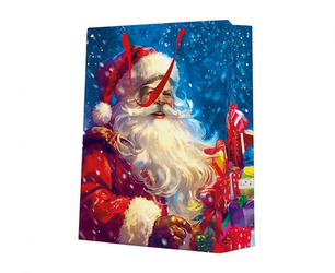 TORBA PREZENTOWA ŚWIĘTY MIKOŁAJ 20 X 25 X 10 CM
