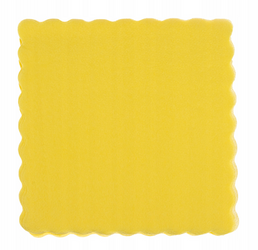 SERWETKI PAPIEROWE GASTRONOMICZNE ŻÓŁTE 15 X 15 CM 120 SZT