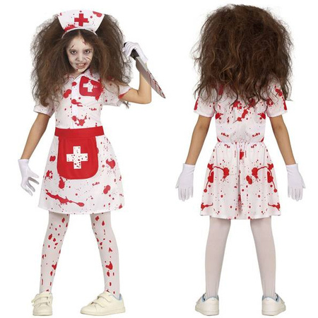 STRÓJ KRWAWA PIELĘGNIARKA BIAŁA
