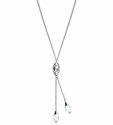 NASZYJNIK ZE STALI SZLACHETNEJ I KRYSZTAŁAMI SWAROVSKIEGO
