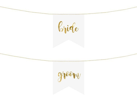 ZAWIESZKI NA KRZESŁA- BRIDE GROOM 2 szt