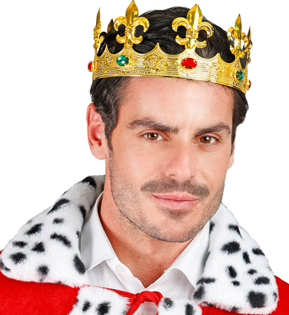 KORONA ZŁOTA METALICZNA