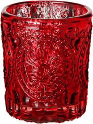 ŚWIECZNIK CZERWONY 6,7 X 7,8 CM