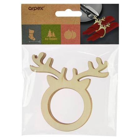 ŚWIĄTECZNE OBRĄCZKI NA SERWETKI RENIFER 