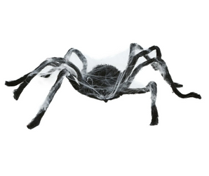 CZARNY PAJĄK Z RUCHEM DŹWIĘKIEM