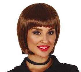 PERUKA BOB BRĄZOWA