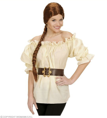 KOSZULA Z BUFKAMI BEŻOWA