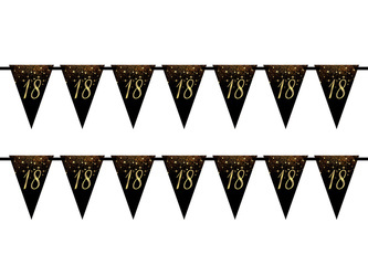 BANER GIRLANDA PAPIEROWA 18 URODZINY 5 M
