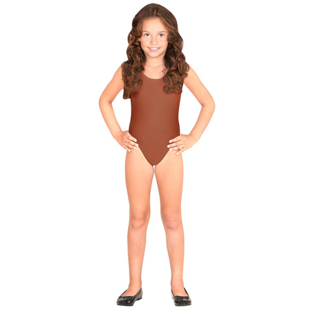BODY DZIECIĘCE BRĄZOWE BLUZKA TANCERKA
