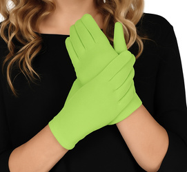 RĘKAWICZKI DZIECIĘCE NEONOWY ZIELONY