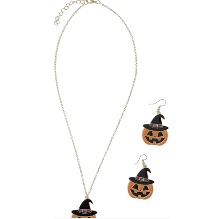 ZESTAW BIŻUTERII DYNIE 