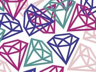 KONFETTI KOLOROWE DIAMENTY 12 szt