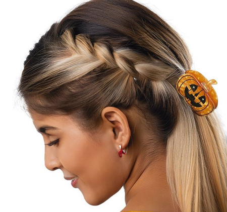 SPINKA DO WŁOSÓW DYNIA HALLOWEEN 6 CM