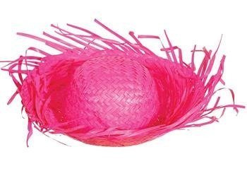 KAPELUSZ SŁOMKOWY RÓŻOWY