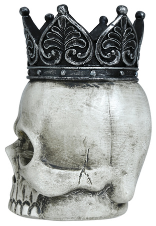 CZASZKA W KORONIE 14 CM