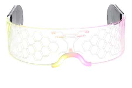  OKULARY PODŚWIETLANE LED CYBERPUNK