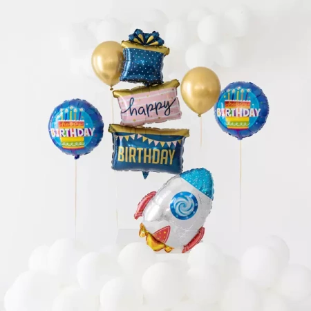 BALON FOLIOWY RAKIETA 56CM X 75CM