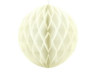 KULA BIBUŁOWA JASNY KREM, 40cm