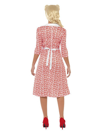 WW2 Sweetheart Costume, Red