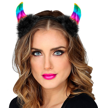 OPASKA ROGI DIABŁA TĘCZOWE